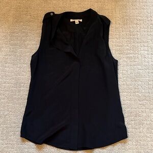 Banana Republic Black Sleeveless Blouse